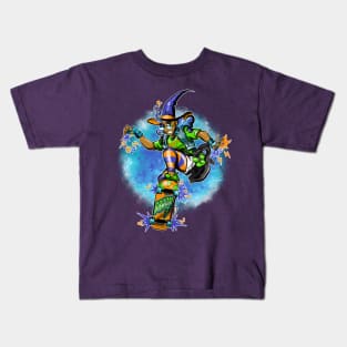 Skater Witch Kids T-Shirt